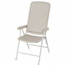Кресло с регулируемой спинкой IKEA TORPARO белый бежевый (604.613.43)