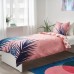 Комплект постільної білизни IKEA GRACIOS рожевий 150x200/50x60 см (604.624.51)