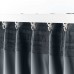 Гардины блокирующие свет IKEA BLAHUVA темно-серый сине-серый 145x300 см (604.654.64)