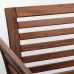 Садове крісло IKEA APPLARO коричневий (604.690.56)
