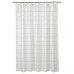 Шторка для душу IKEA RALLSJON білий сірий 180x200 см (604.701.30)