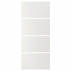 4 панели для рамы раздвижной двери IKEA TJORHOM белый 100x236 см (604.806.81)
