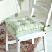 Подушка на стілець IKEA INBJUDEN білий зелений 40x40x6.0 см (604.919.67)