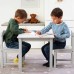 Дитячий стіл IKEA SUNDVIK сірий 76x50 см (604.940.32)