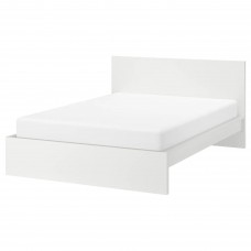 Каркас ліжка IKEA MALM білий ламелі LUROY 140x200 см (690.024.31)
