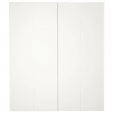 Пара раздвижных дверей IKEA HASVIK белый 200x236 см (691.779.92)