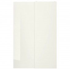 Пара розсувних дверей IKEA HASVIK білий 150x236 см (691.780.05)