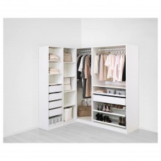 Кутовий гардероб IKEA PAX білий 160/188x201 см (692.185.15)