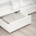 Каркас кровати IKEA SONGESAND белый ламели LUROY 140x200 см (692.413.37)