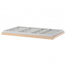 Висувна полиця з вставкою IKEA KOMPLEMENT білений дуб 100x58 см (692.494.80)