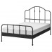 Каркас ліжка IKEA SAGSTUA чорний ламелі LEIRSUND 140x200 см (692.689.06)