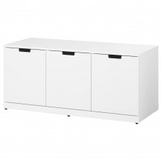 Комод з 3 шухлядами IKEA NORDLI білий 120x54 см (692.765.67)