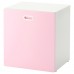 Шафка для іграшок на коліщатках IKEA STUVA / FRITIDS білий світло-рожевий 60x50x64 см (692.796.03)