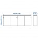 Комбинация шкафов и стелажей IKEA GALANT черный 320x120 см (692.856.18)