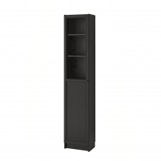 Книжкова шафа IKEA BILLY / OXBERG чорно-коричневий 40x30x202 см (692.874.10)