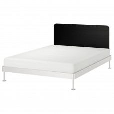 Каркас кровати IKEA DELAKTIG алюминий черный 160x200 см (692.875.37)