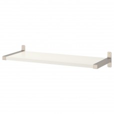 Полиця навісна IKEA BERGSHULT / GRANHULT білий нікельований 80x30 см (692.908.08)