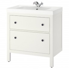Шкаф для раковины IKEA HEMNES / ODENSVIK белый 83x49x89 см (692.934.30)