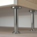 Комбінація шаф та стелажів IKEA BESTA білений дуб 60x22x202 см (693.019.15)