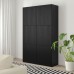 Комбінація шаф та стелажів IKEA BESTA чорно-коричневий 120x42x193 см (693.025.90)