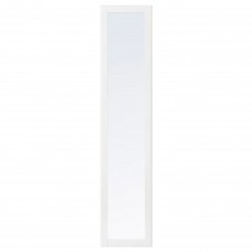 Дверцята з петлями IKEA TYSSEDAL білий дзеркальне скло 50x195 см (693.029.91)