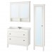 Набір меблів для ванної IKEA HEMNES / RATTVIKEN білий 102 см (693.044.43)