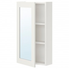 Шафа дзеркальна IKEA ENHET білий 40x15x75 см (693.227.29)
