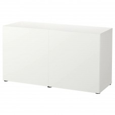 Комбінація шаф та стелажів IKEA BESTA білий 120x42x65 см (693.245.30)
