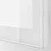 Комбінація меблів IKEA BESTA білий матове скло 180x42x65 см (693.251.10)