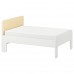 Каркас розсувного ліжка IKEA SLAKT білий береза 80x200 см (693.266.09)