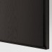 Угловой гардероб IKEA PAX / REPVAG/VIKEDAL черно-коричневый зеркальное стекло 160/88x236 см (693.310.69)