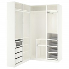 Кутовий гардероб IKEA PAX білий 160/163x236 см (693.310.74)