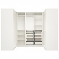 Кутовий гардероб IKEA PAX білий 113/271/113x201 см (693.311.06)