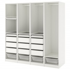Гардероб IKEA PAX білий 200x58x201 см (693.314.27)