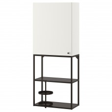 Комбинация шкафов и стеллажей IKEA ENHET антрацит белый 60x32x150 см (693.314.65)