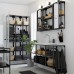 Комплект мебели для ванной IKEA ENHET / TVALLEN антрацит 140x43x65 см (693.376.36)