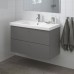 Шкаф для раковины IKEA GODMORGON / ODENSVIK темно-серый 103x49x64 см (693.384.81)