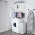 Секция шкафа-стелажа IKEA BOAXEL белый 82x40x201 см (693.855.71)