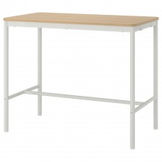 Стол IKEA TOMMARYD дубовый шпон белый 130x70x105 см (693.874.95)