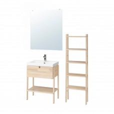Комплект мебели для ванной IKEA VILTO / ODENSVIK береза 65x49x86 см (693.877.49)