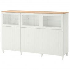 Комбинация шкафов и стелажей IKEA BESTA белый 180x42x114 см (693.877.73)