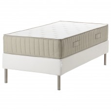 Континентальне ліжко IKEA ESPEVAR/VATNESTROM білий середньо твердий матрац 90x200 см (693.899.46)