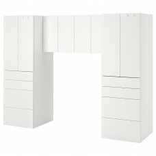 Комбинация шкафчиков IKEA SMASTAD белый белый 240x57x181 см (693.909.97)