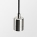 Підвісний світильник з лампочкою IKEA SKAFTET / LUNNOM нікельований (693.913.17)
