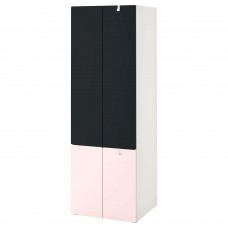 Гардероб IKEA SMASTAD / PLATSA блідо-рожевий 60x55x180 см (693.986.82)