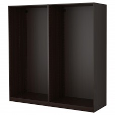 2 каркаси гардероба IKEA PAX чорно-коричневий 200x58x201 см (698.952.47)