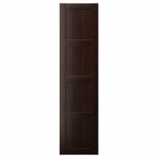 Дверцята з петлями IKEA BERGSBO чорно-коричневий 50x195 см (699.311.65)