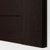 Дверцята з петлями IKEA BERGSBO чорно-коричневий 50x195 см (699.311.65)