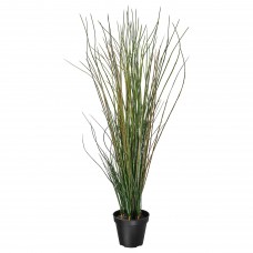 Искусственное растение в горшке IKEA FEJKA трава 17 см (701.866.60)