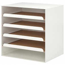 Лоток для корреспонденции IKEA KVISSLE белый (701.980.31)